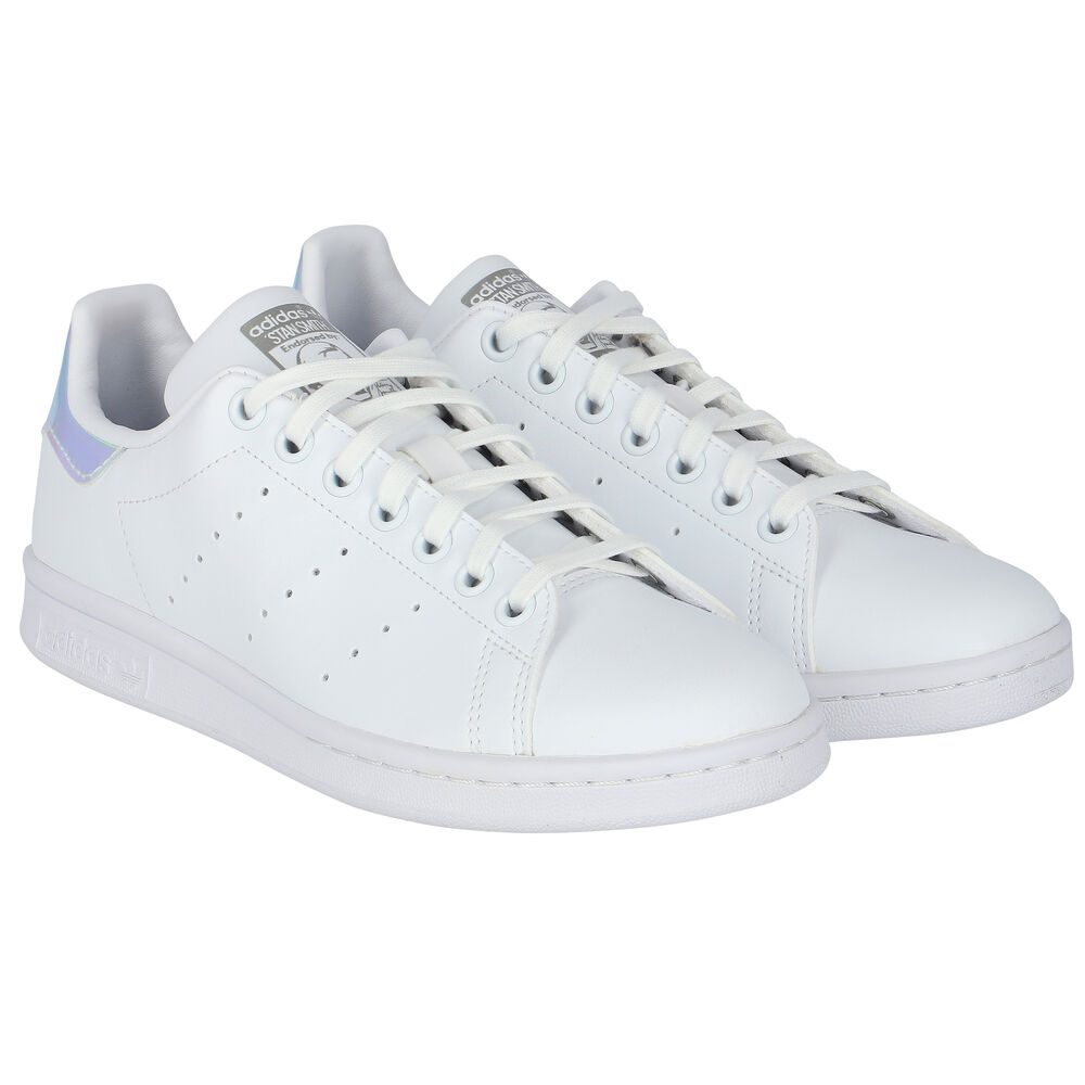 adidas Originals White Iridescent Stan Smith Trainers | Junior Couture