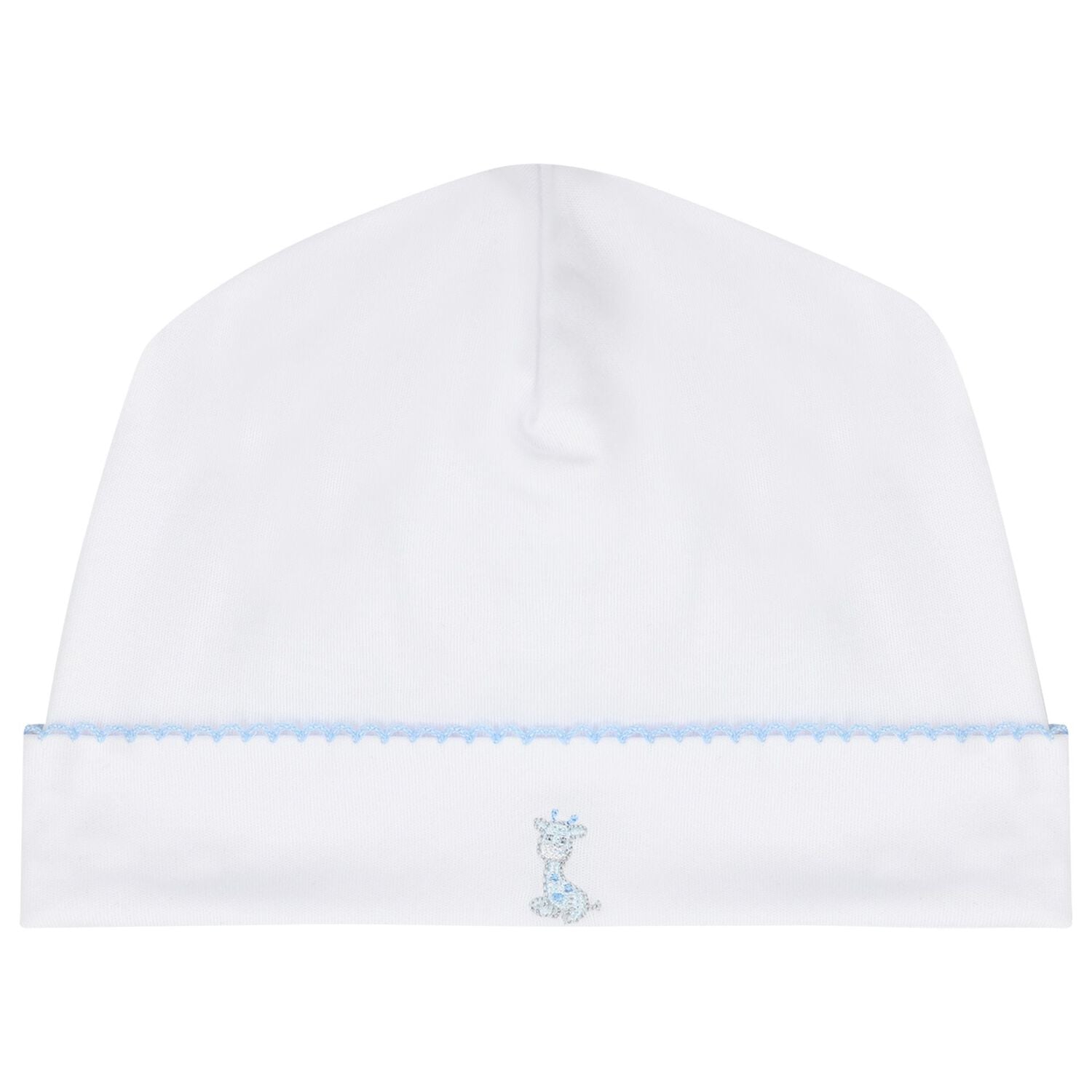 Baby Boys White & Blue Just Giraffe Babygrow Set, 1, hi-res