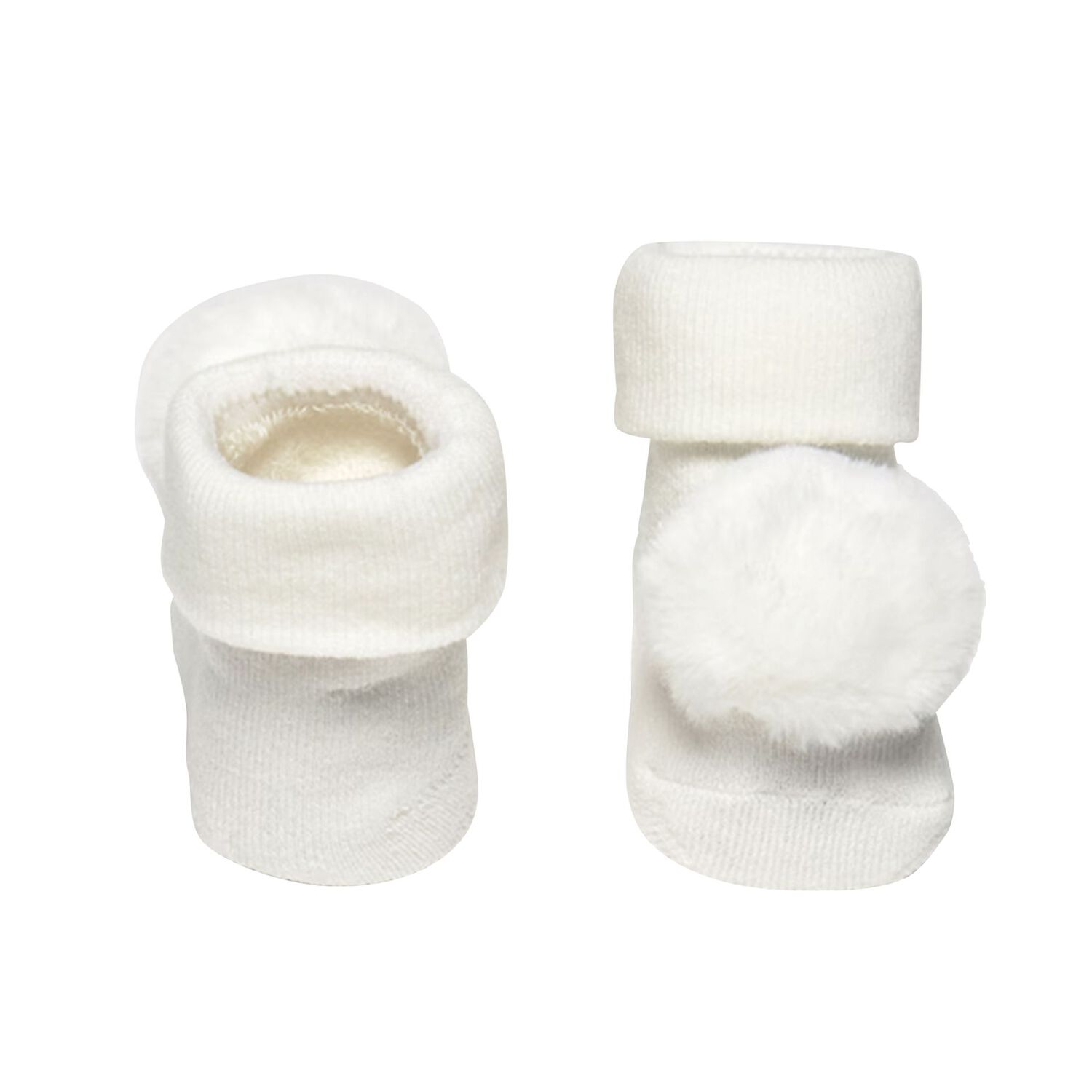 Baby Girls White Headband & Booties Gift Set, 1, hi-res image number null