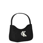 Girls Black Logo Handbag, 1, hi-res