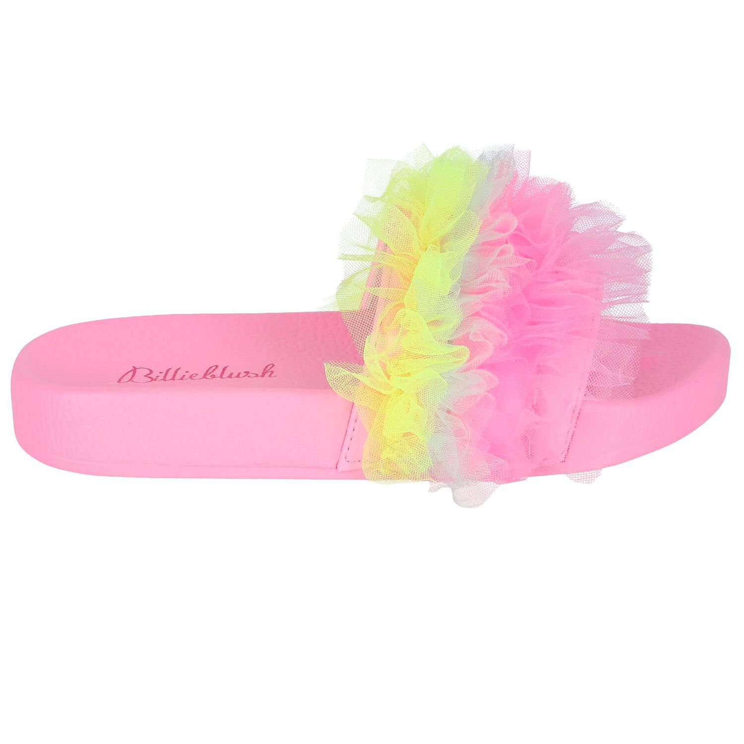 Girls Pink Tulle Sliders, 1, hi-res image number null