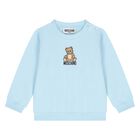 Younger Blue Teddy Bear Logo Tracksuit, 2, hi-res