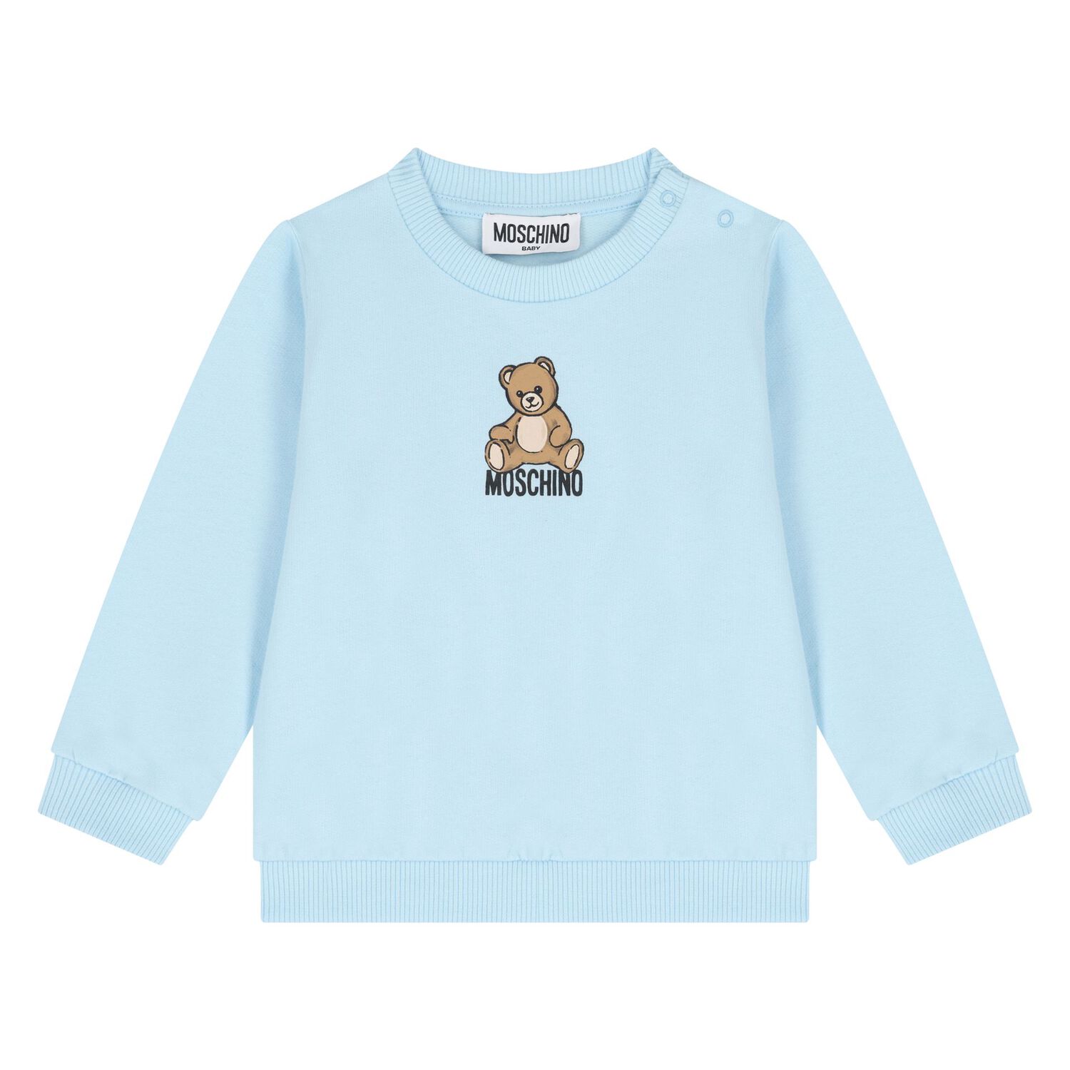 Younger Blue Teddy Bear Logo Tracksuit, 2, hi-res