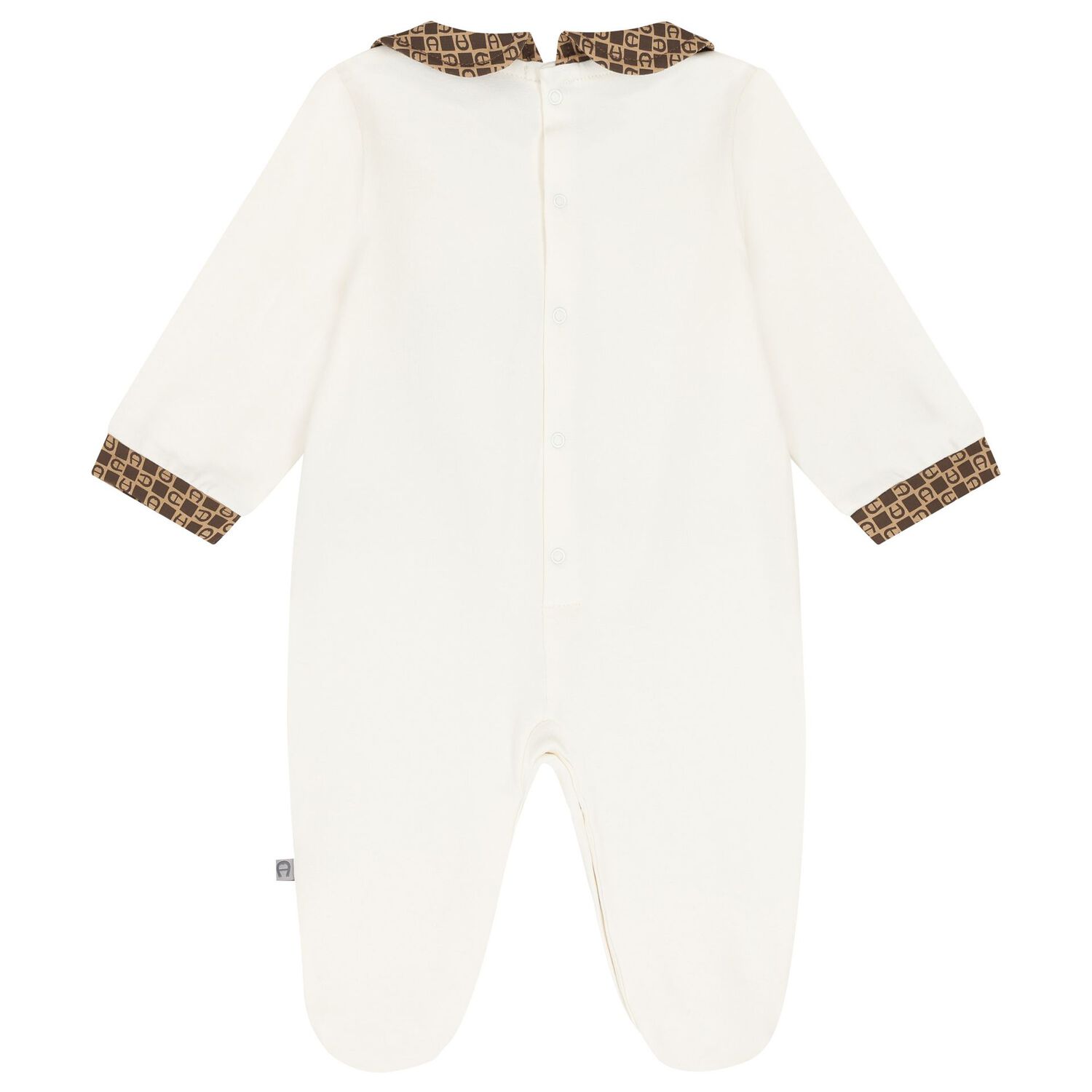 طقم هدية أفرول بشعار تيدى باللون العاجى, 1, hi-res