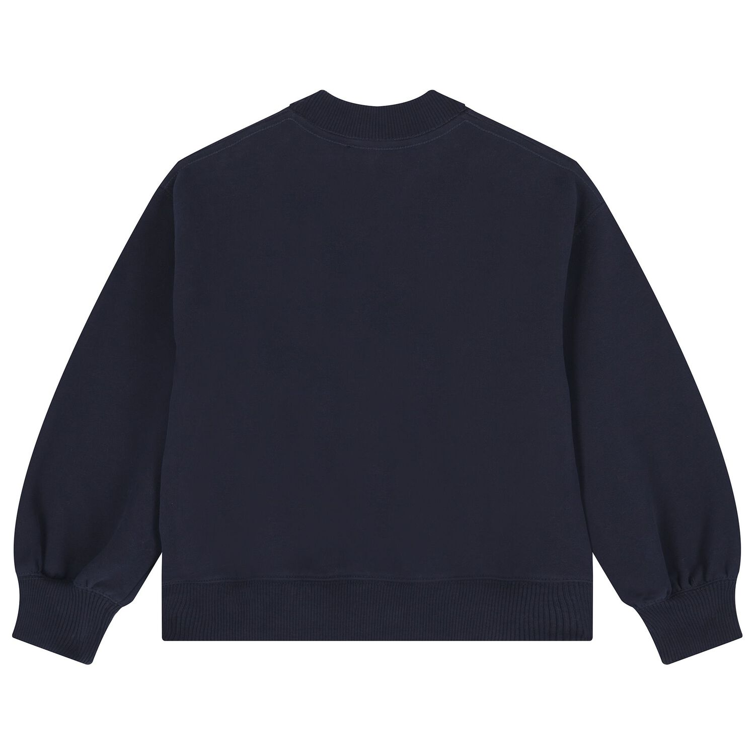 Girls Navy Blue Logo Sweatshirt, 2, hi-res