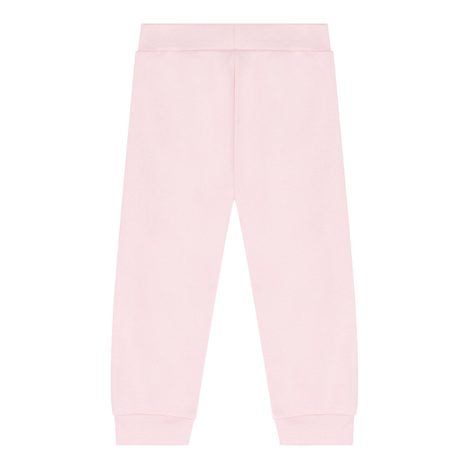 Baby Girls White & Pink Logo Tracksuit, 1, hi-res
