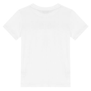 Boys White Logo T-Shirt