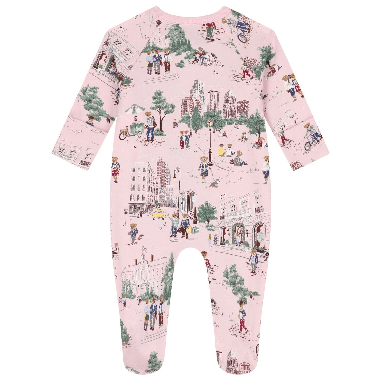 Baby Girls Pink Teddy Bear Babygrow Gift Set, 2, hi-res