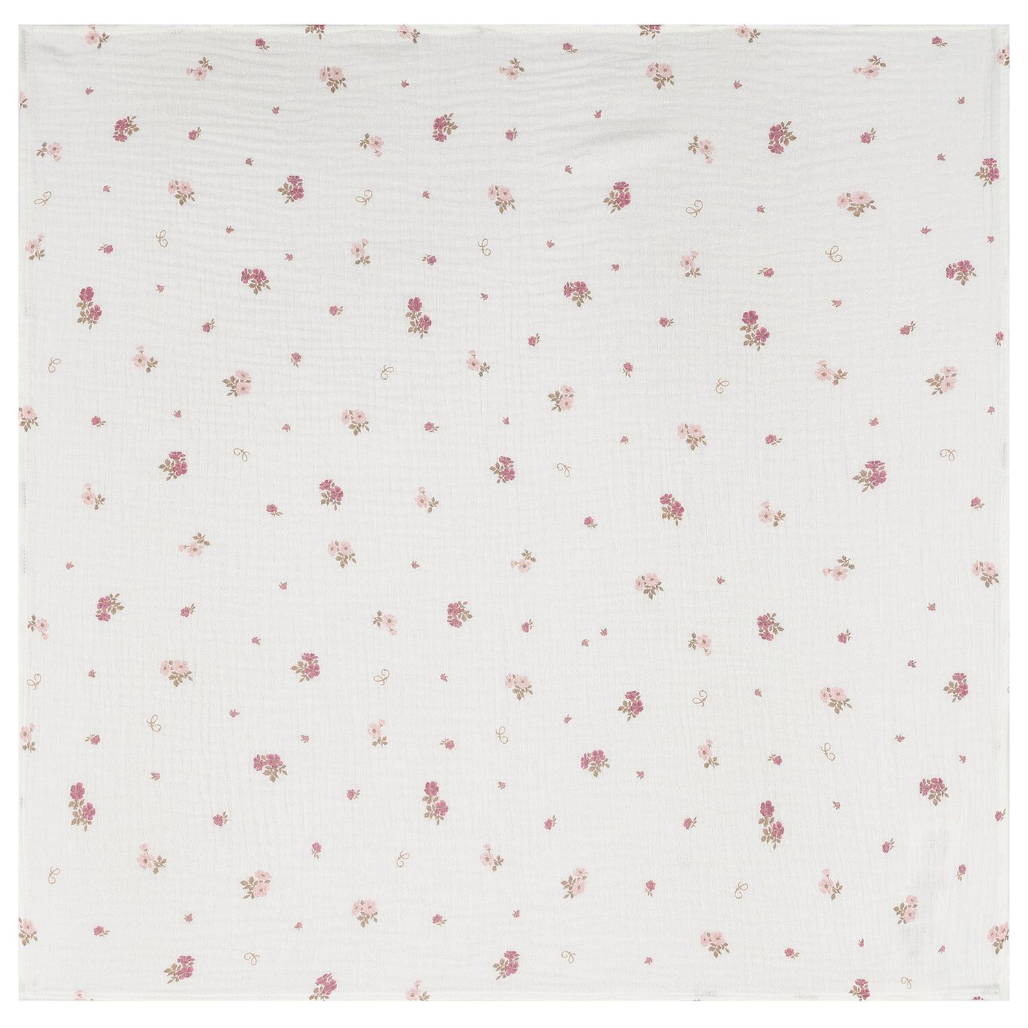 Baby Girls Ivory Floral Muslin Gift Set, 1, hi-res