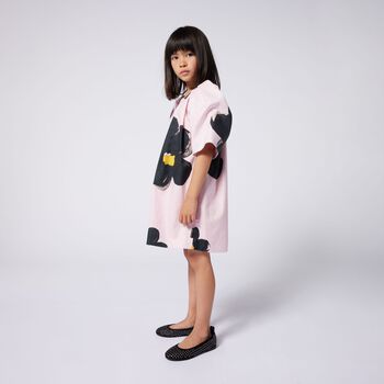 Girls Pink Daisy Dress