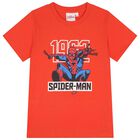Boys Red & Grey Spiderman Shorts Set, 1, hi-res