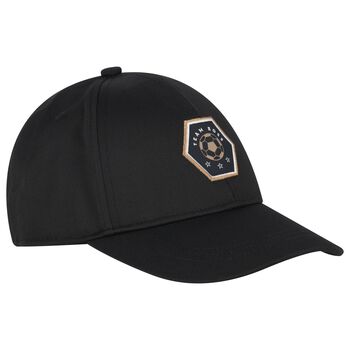 Boys Black Logo Cap