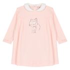Younger Girls Pink Choupette Logo Dress, 1, hi-res