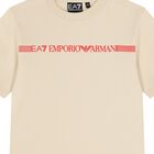 Boys Beige Logo T-Shirt, 2, hi-res