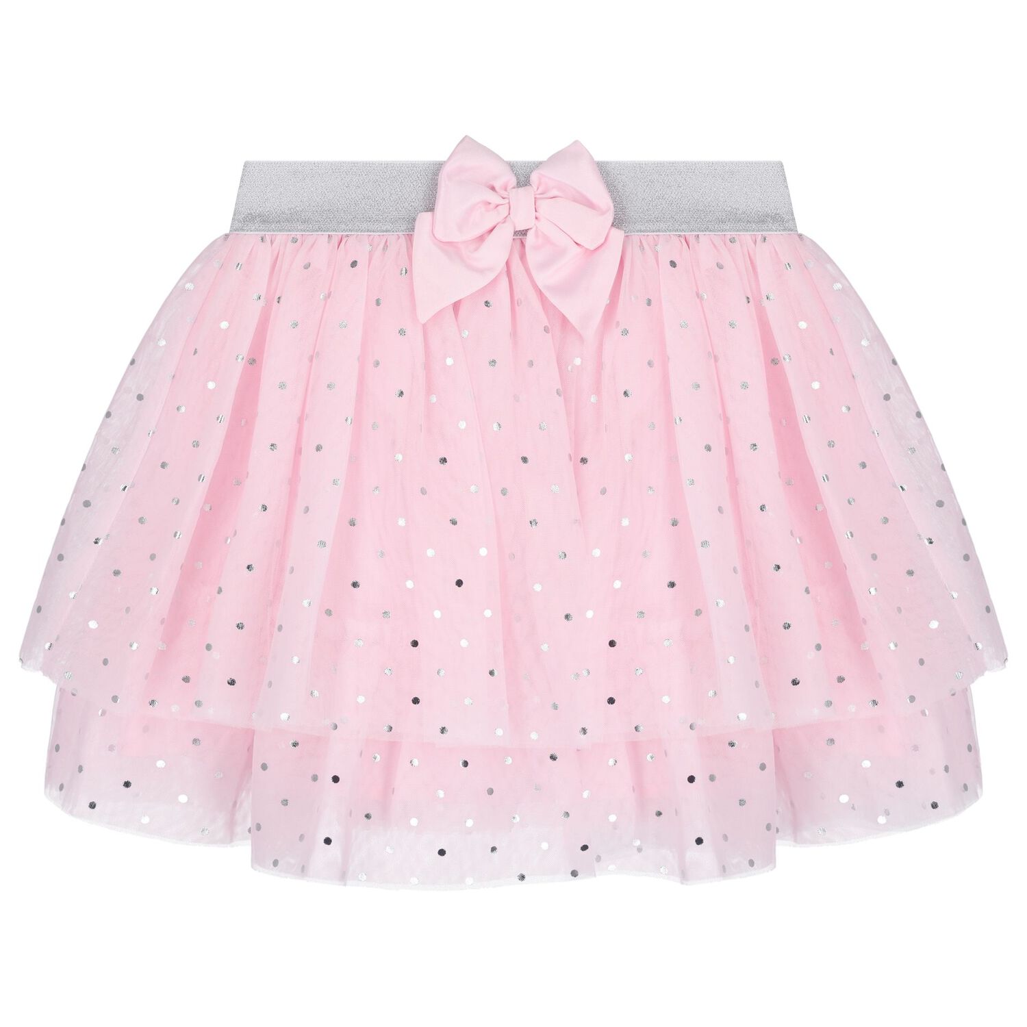 Girls Pink & Ivory Tulle Fairy Wings Skirt Set, 1, hi-res