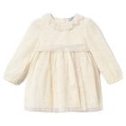 Younger Girls Ivory Tulle Dress, 2, hi-res