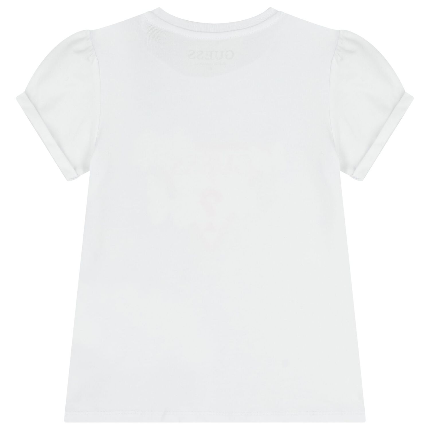 Girls White & Blue Floral Skirt Set, 1, hi-res