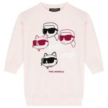 Girls Pink Ikonik Dress