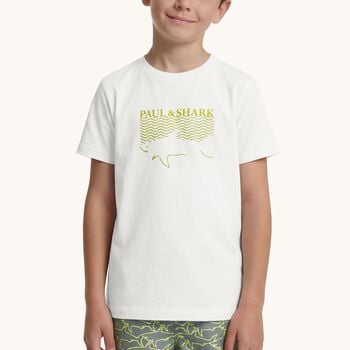 Boys Green Shark Swim Shorts