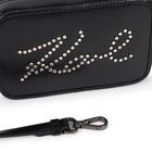 Girls Black Logo Handbag, 1, hi-res