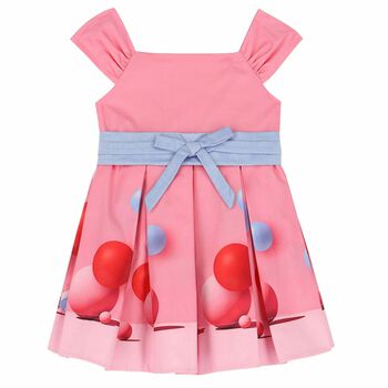 Girls Pink & Blue Dress