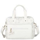 White Geo Map Baby Changing Bag, 2, hi-res