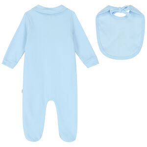 Baby Boys Blue Soldiers Babygrow Set