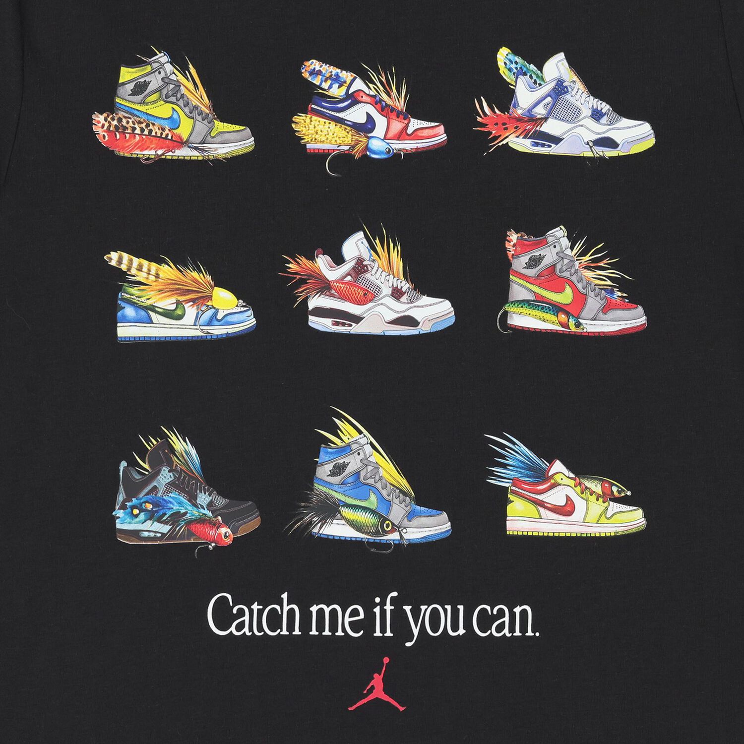 Boys Black Jordan Logo T-Shirt, 1, hi-res