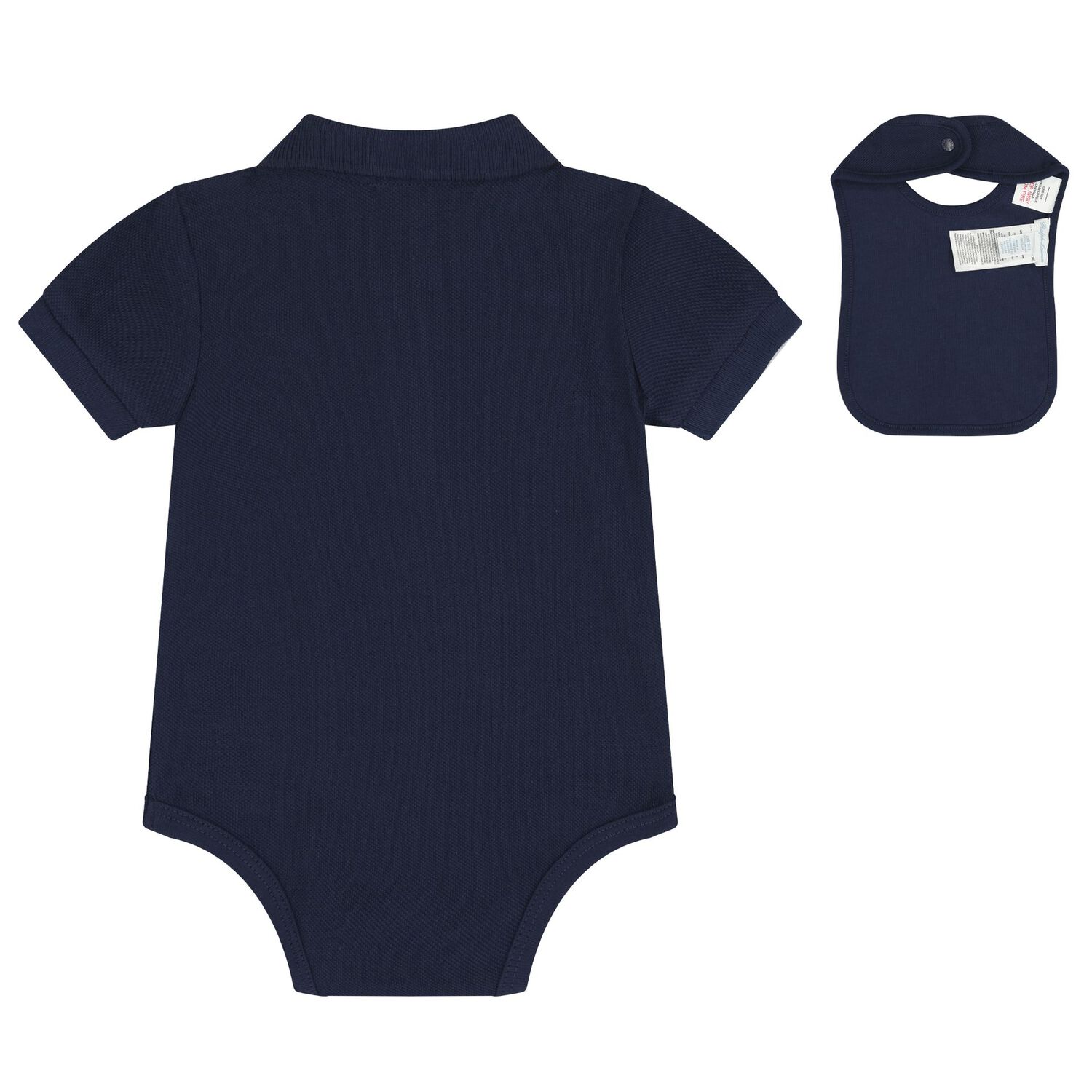 Boys Navy Blue Logo Babysuit Gift Set, 1, hi-res