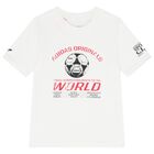 White Football Logo T-Shirt, 1, hi-res