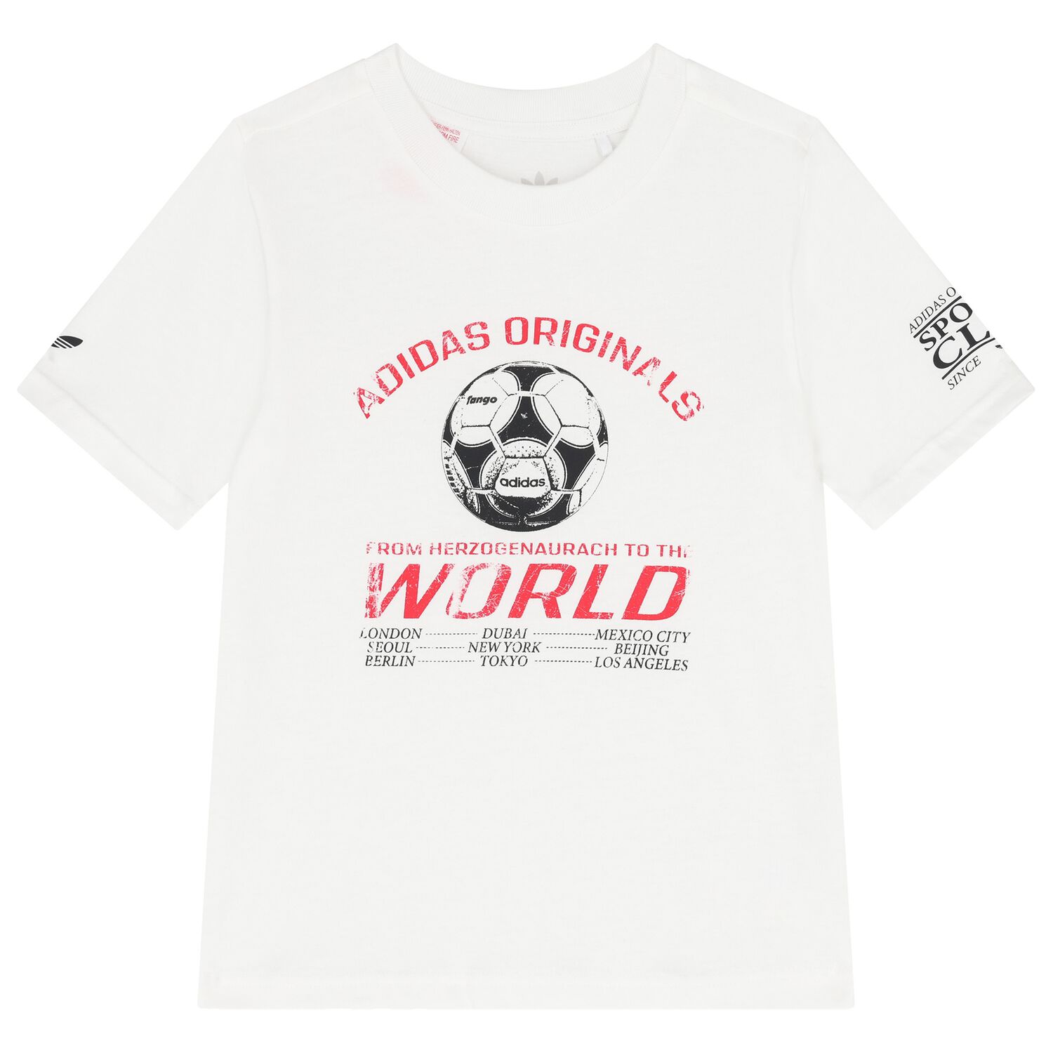 White Football Logo T-Shirt, 1, hi-res