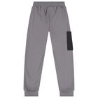Boys Grey Tracksuit Set ( 3 Piece ), 2, hi-res