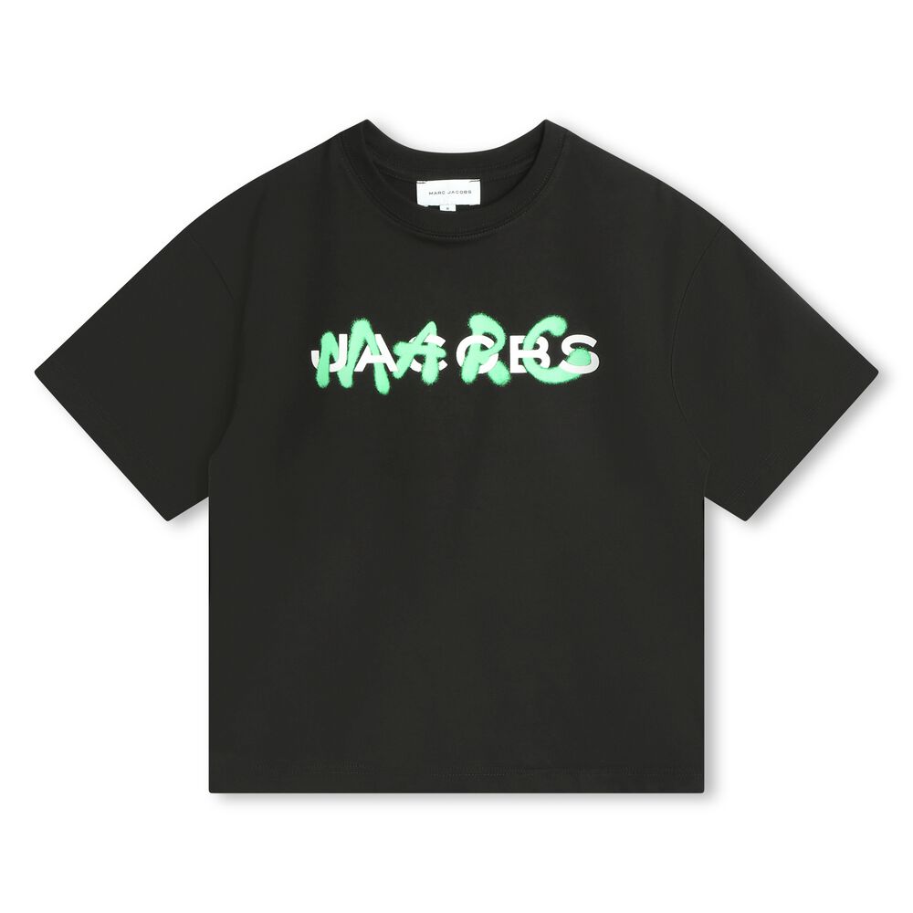 Marc Jacobs Set T-Shirt And Shorts Letter Logo And Strip Logo Black Blue main image 0