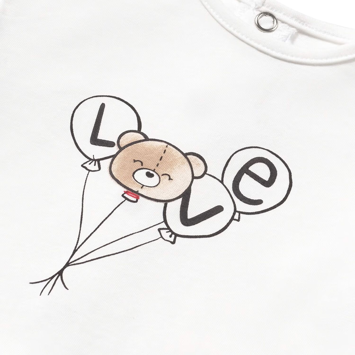 Baby Girls Ivory & Beige Bear Skirt Set, 1, hi-res