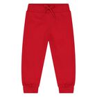 Younger Boys Red, Grey & Navy Blue Tracksuit Set, 2, hi-res