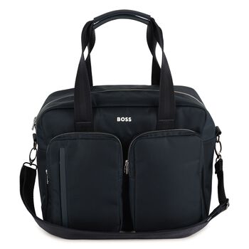 Navy Blue Logo Baby Changing Bag