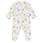 طقم أولاد أفرول بطبعة باللون الأبيض, 1, hi-res