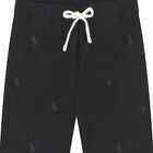 Boys Black Logo Joggers, 1, hi-res