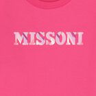 Girls Pink Logo T-Shirt , 2, hi-res