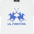 Boys White Logo T-Shirt, 1, hi-res