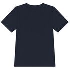 Boys Navy Blue Logo T-Shirt, 6, hi-res