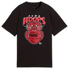 Boys Black Logo T-Shirt, 1, hi-res