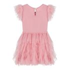 Baby Girls Pink Embellished Tutu Dress Set, 1, hi-res