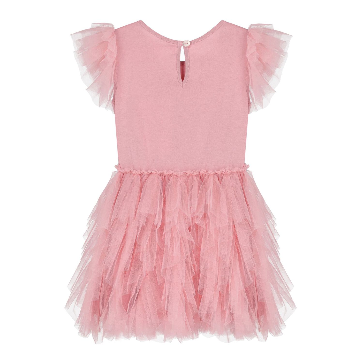 Baby Girls Pink Embellished Tutu Dress Set, 1, hi-res