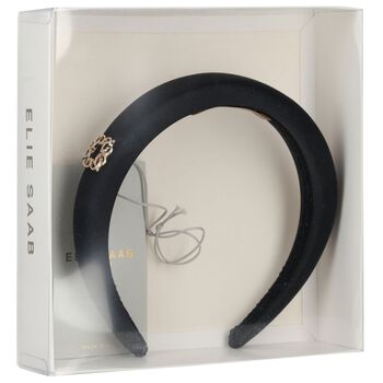 Girls Black Padded Headband