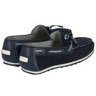 Boys Blue Suede Deck Shoes, 1, hi-res