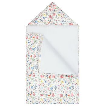 Baby Girls White Floral Baby Nest
