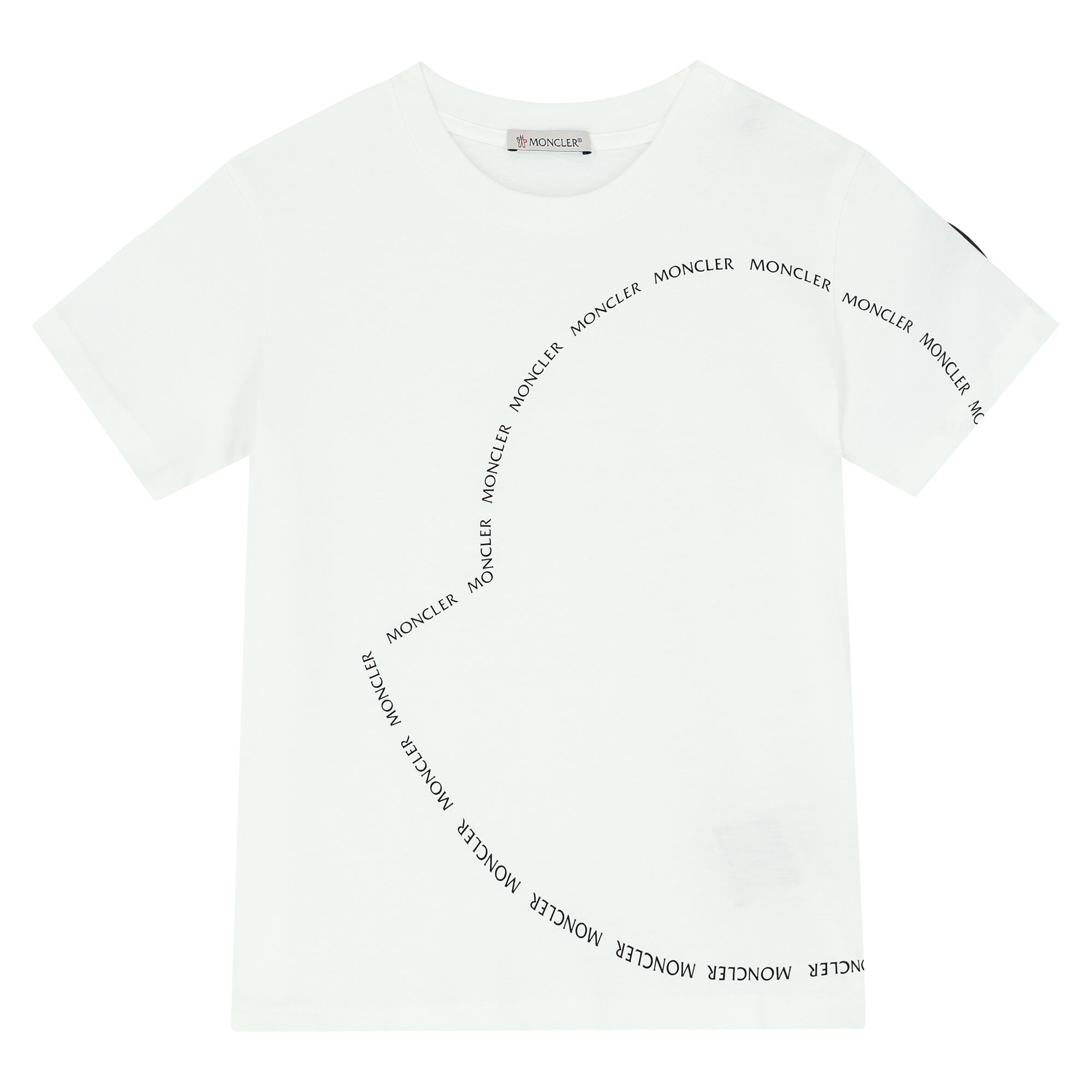 Moncler Enfant Boys White Logo T-Shirt 