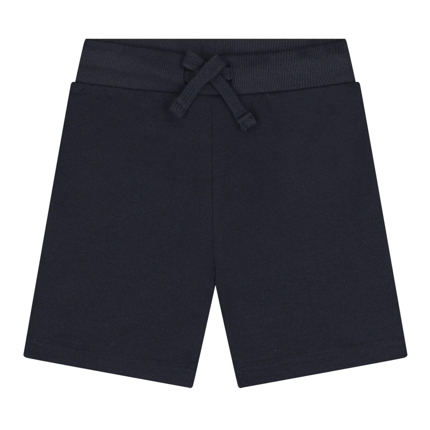 Baby Boys White, Blue & Navy Blue Logo Shorts Set, 1, hi-res