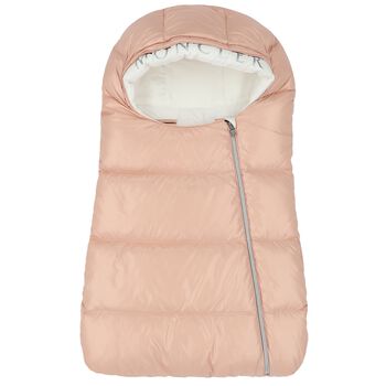 Pink & Ivory Down Padded Baby Nest